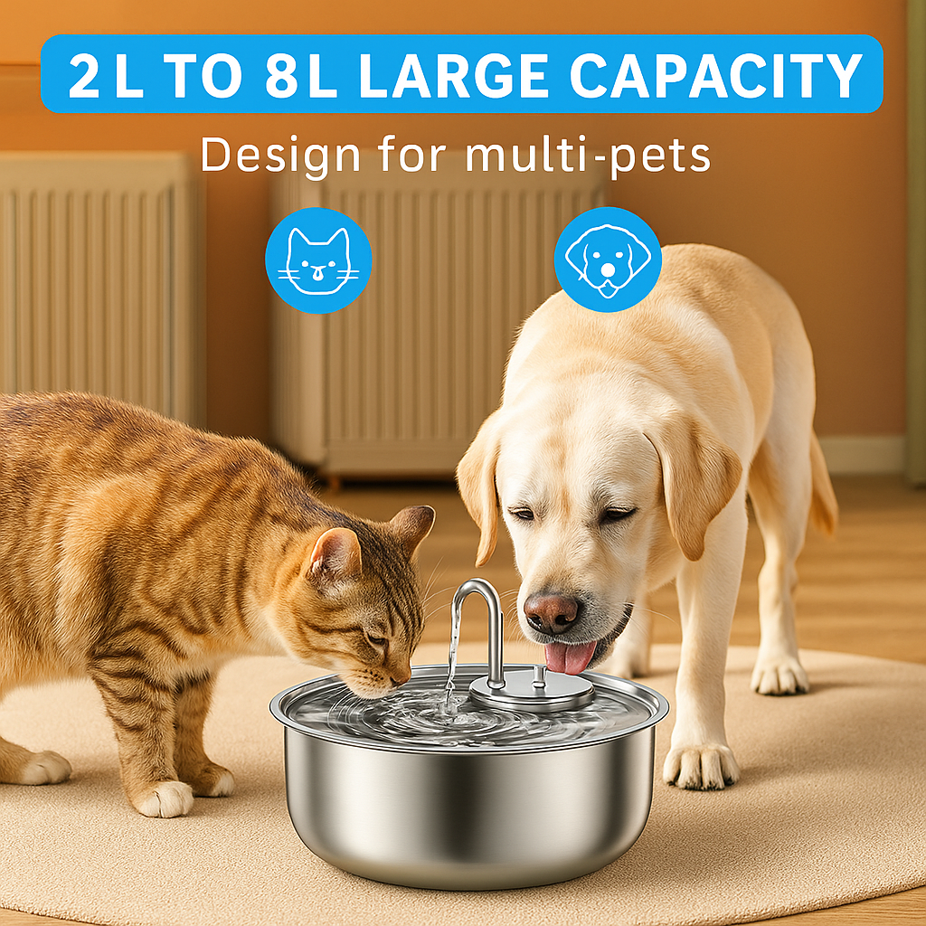 PawQuench™ Automatic Pet Water Fountain